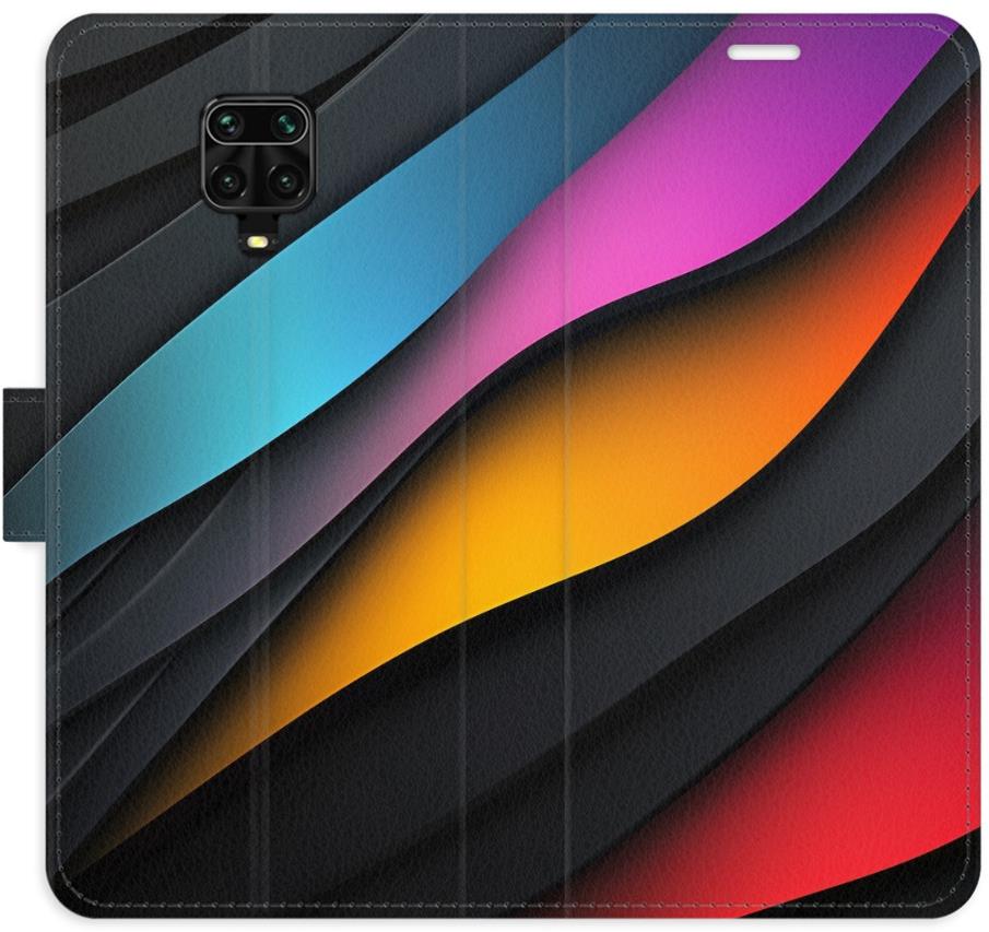 iSaprio Flip puzdro Color Waves pre Xiaomi Redmi Note 9 Pro / Note 9S
