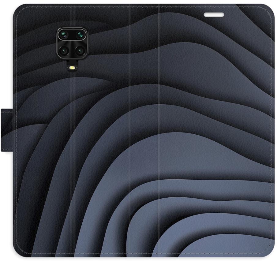 iSaprio Flip puzdro Dark Waves pre Xiaomi Redmi Note 9 Pro/Note 9S