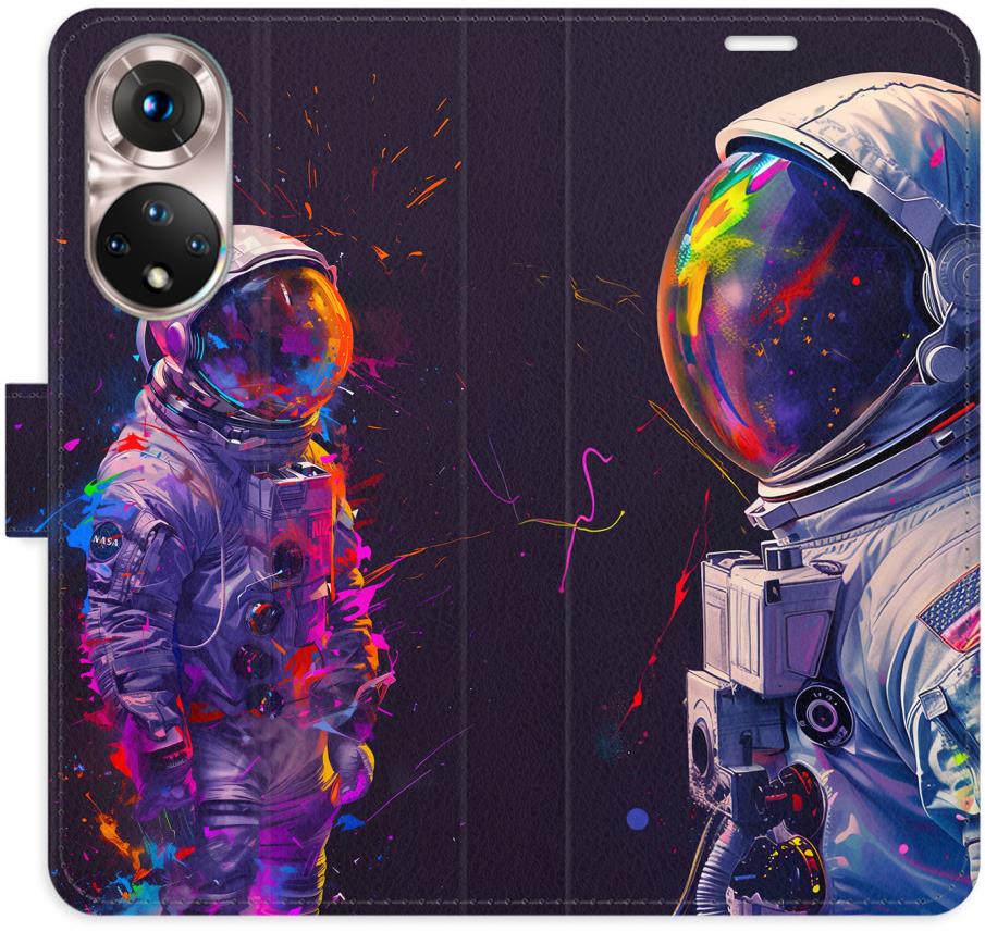 iSaprio Flip puzdro Neon Astronaut 02 na Honor 50/Nova 9