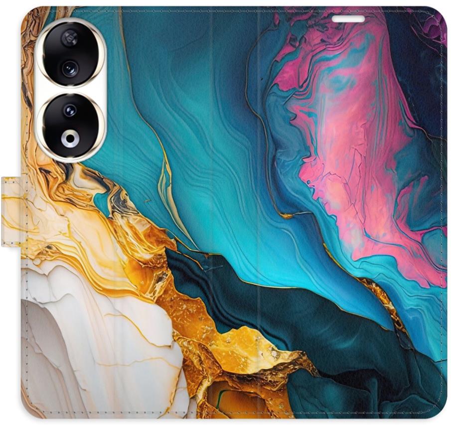 iSaprio Flip puzdro Colourful Marble pre Honor 90 5G