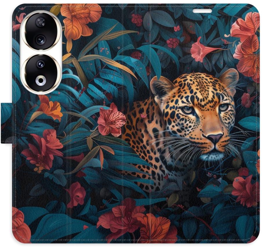 iSaprio Flip puzdro Flower Jaguar 02 pre Honor 90 5G