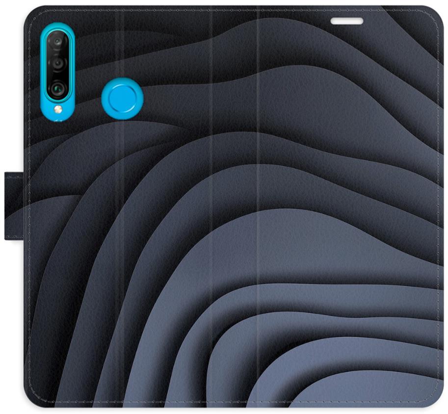 iSaprio Flip puzdro Dark Waves pre Huawei P30 Lite