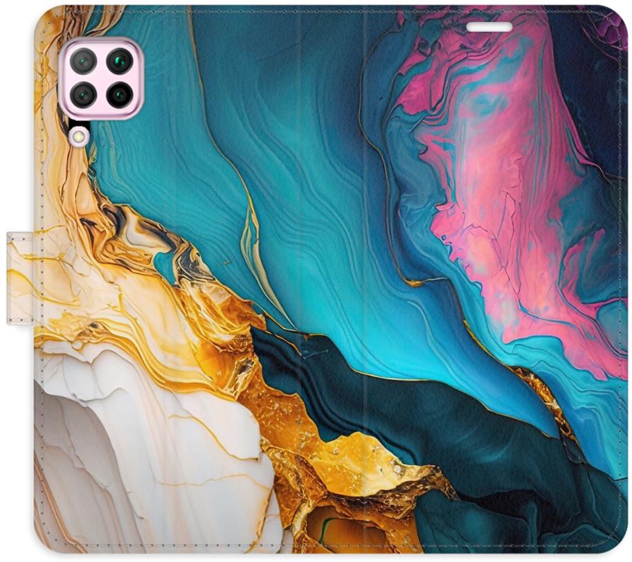 iSaprio Flip puzdro Colourful Marble pre Huawei P40 Lite