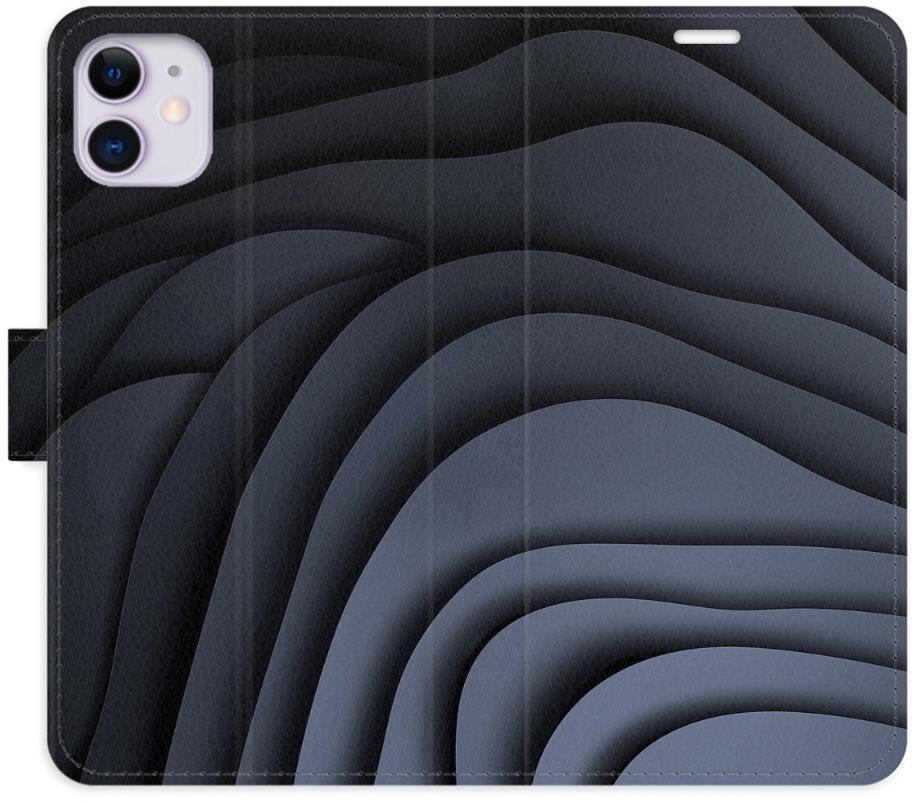 iSaprio Flip puzdro Dark Waves pre iPhone 11