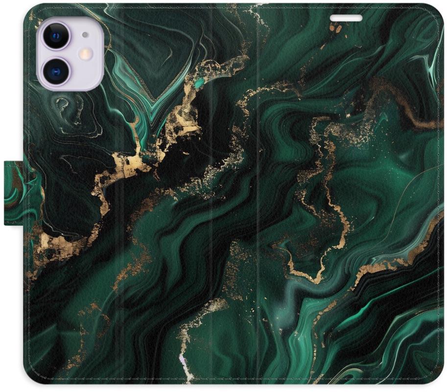 iSaprio Flip puzdro Emerald 02 pre iPhone 11