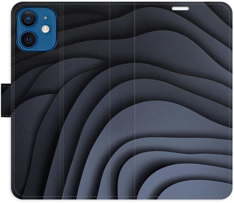 iSaprio Flip puzdro Dark Waves na iPhone 12 mini