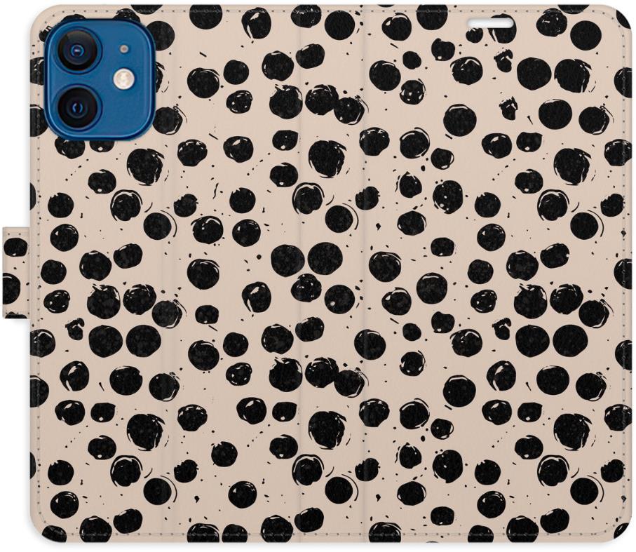 iSaprio Flip puzdro Dotted 02 pre iPhone 12 mini