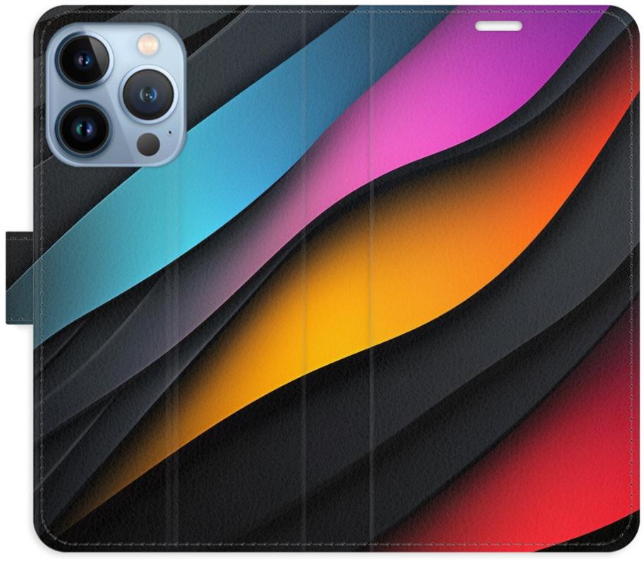 iSaprio Flip puzdro Color Waves pre iPhone 13 Pro