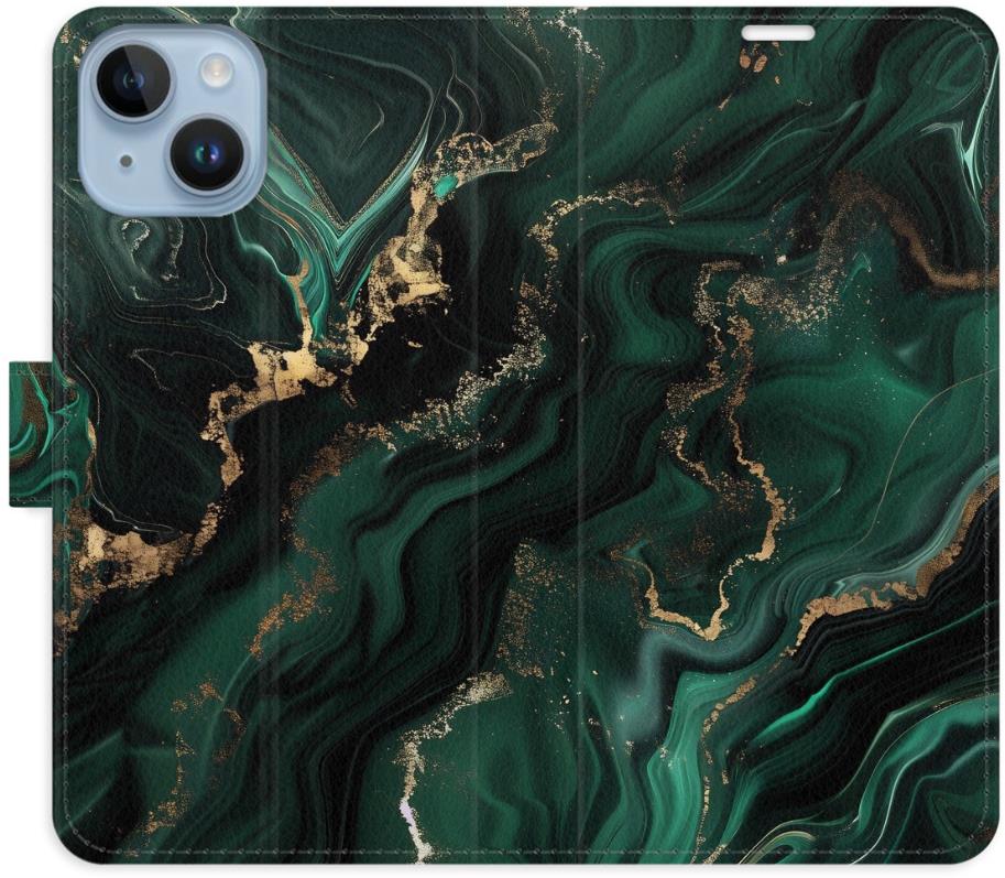 iSaprio Flip puzdro Emerald 02 pre iPhone 14