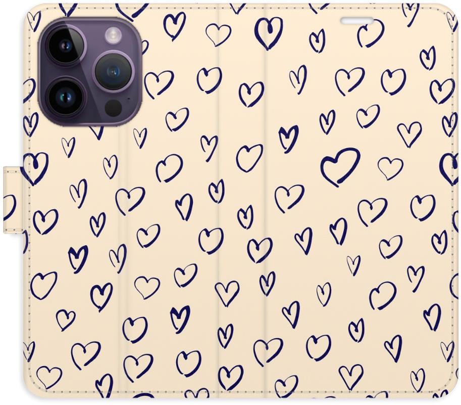 iSaprio Flip puzdro Heart Light 02 pre iPhone 14 Pro