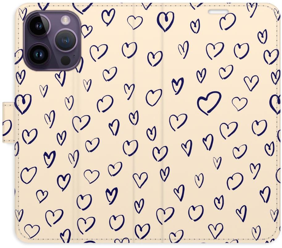 iSaprio Flip puzdro Heart Light 02 pre iPhone 14 Pre Max