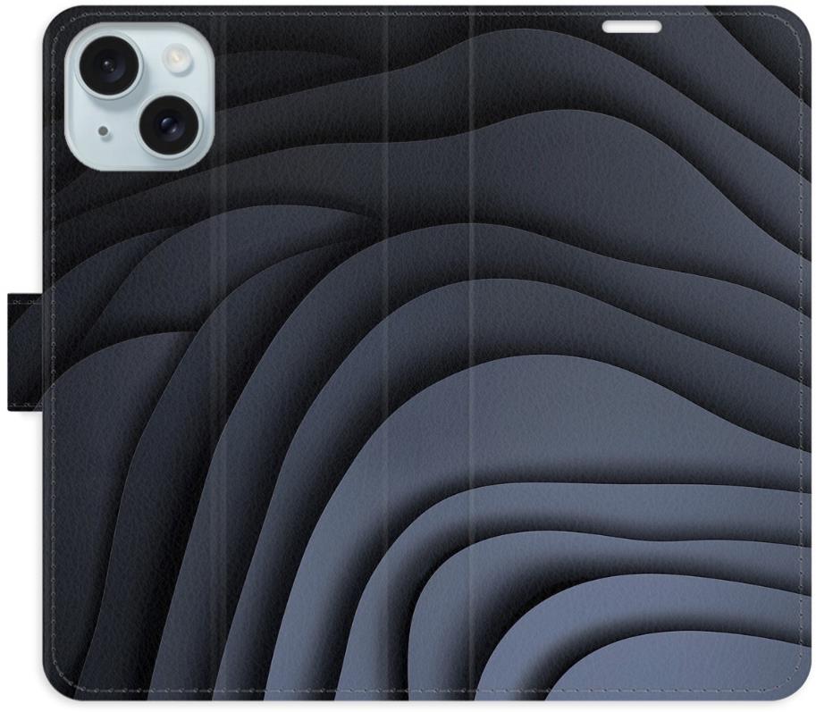 iSaprio Flip puzdro Dark Waves pre iPhone 15