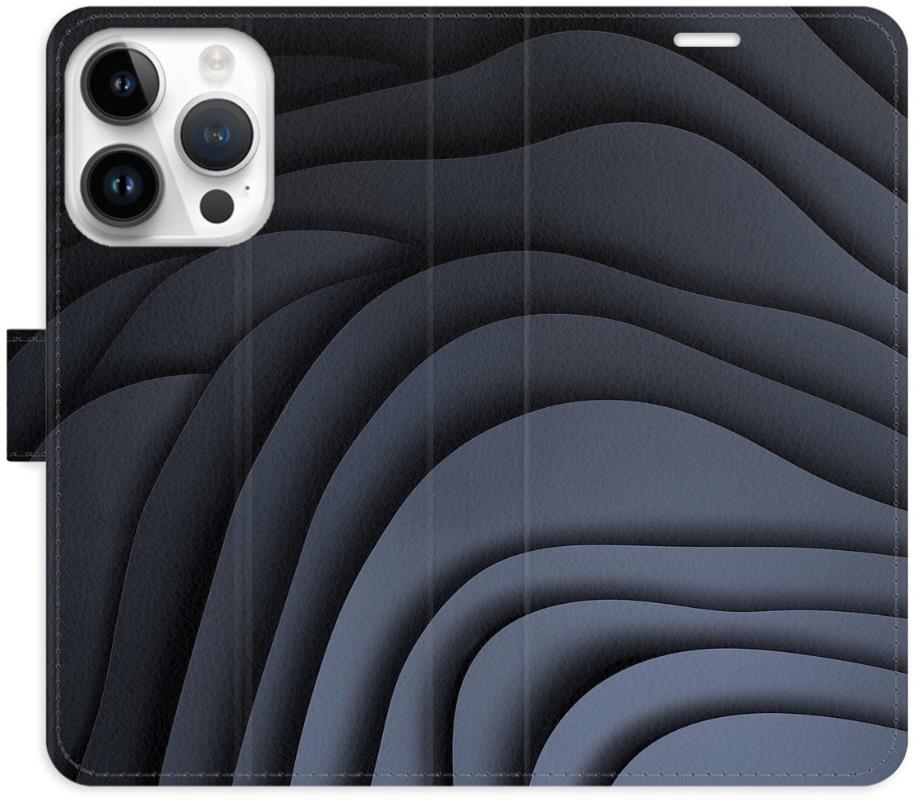 iSaprio Flip puzdro Dark Waves pre iPhone 15 Pro