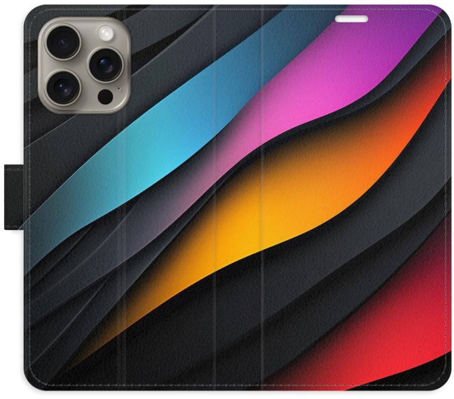 iSaprio Flip puzdro Color Waves pre iPhone 15 Pre Max