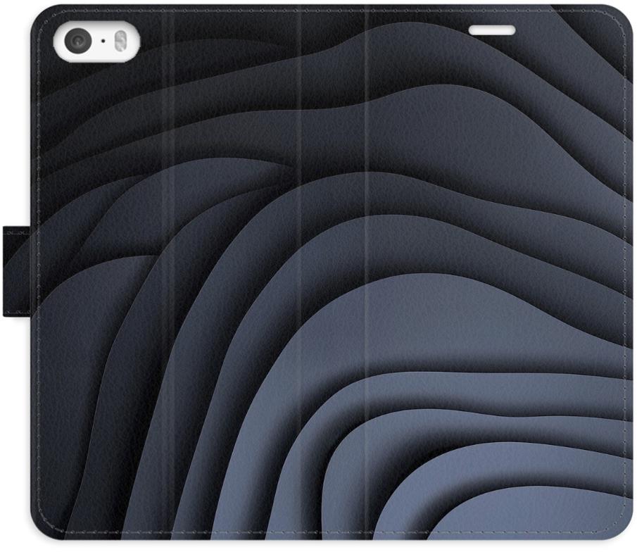 iSaprio Flip puzdro Dark Waves pre iPhone 5/5S/SE