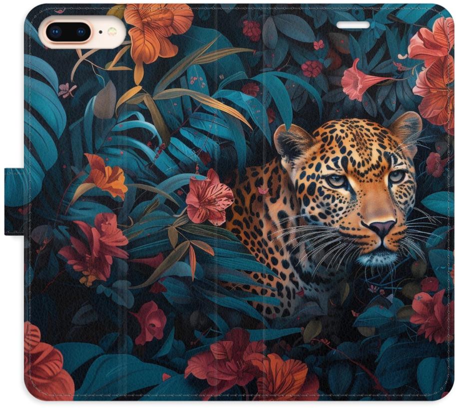 iSaprio Flip puzdro Flower Jaguar 02 na iPhone 7 Plus
