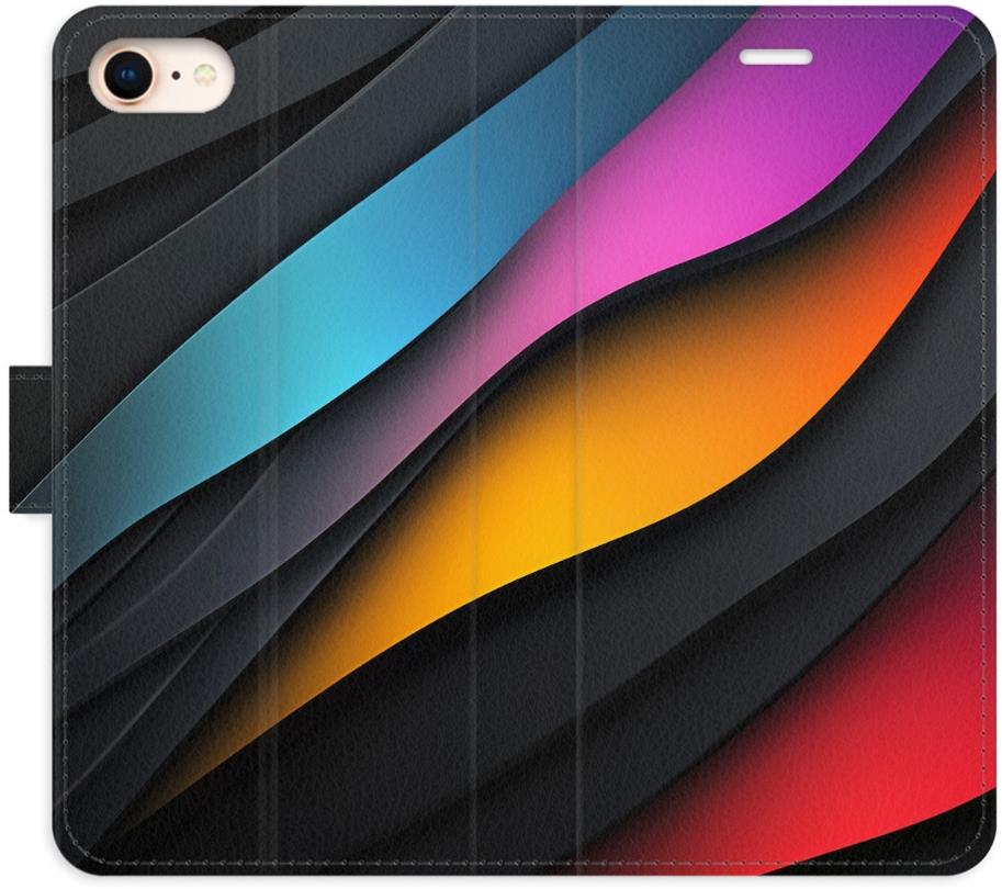 iSaprio Flip puzdro Color Waves pre iPhone 7/8/SE 2020