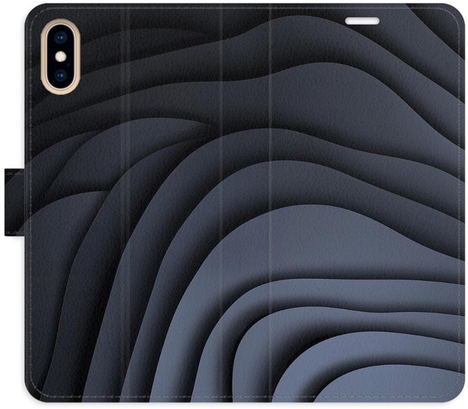 iSaprio Flip puzdro Dark Waves pre iPhone X/XS