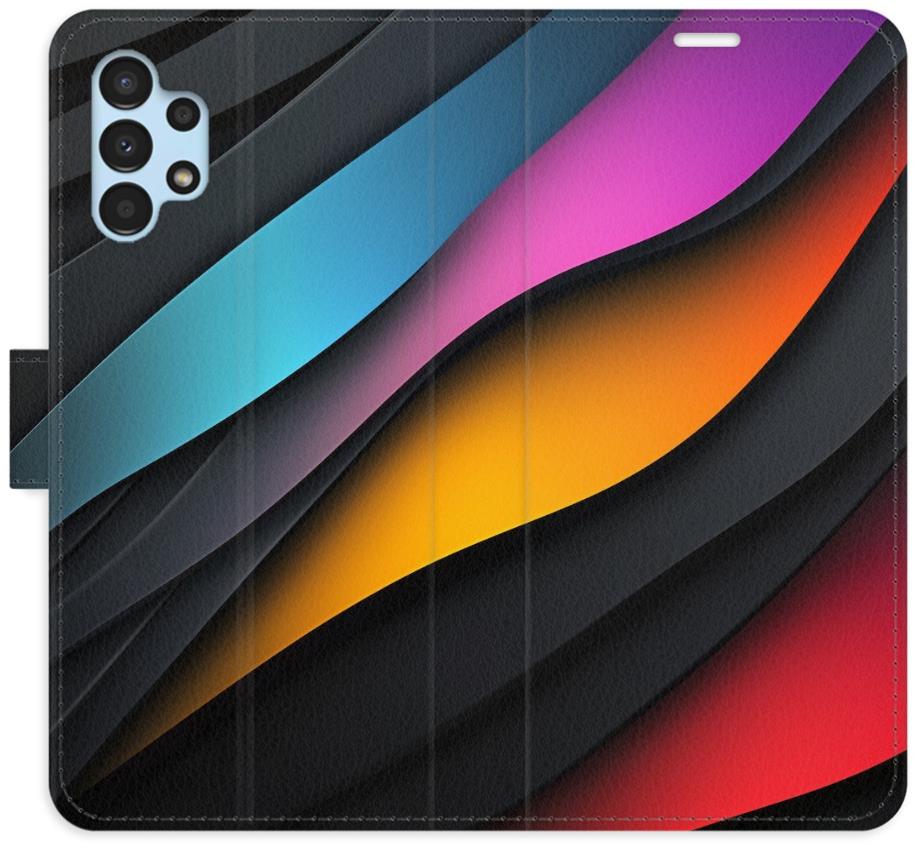 iSaprio Flip puzdro Color Waves pre Samsung Galaxy A13 / A13 5G