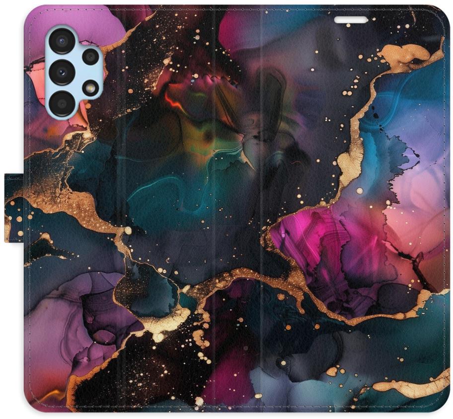 iSaprio Flip puzdro Dark Marble pre Samsung Galaxy A13/A13 5G