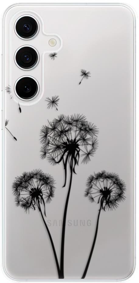 iSaprio Three Dandelions – black – Samsung Galaxy S24