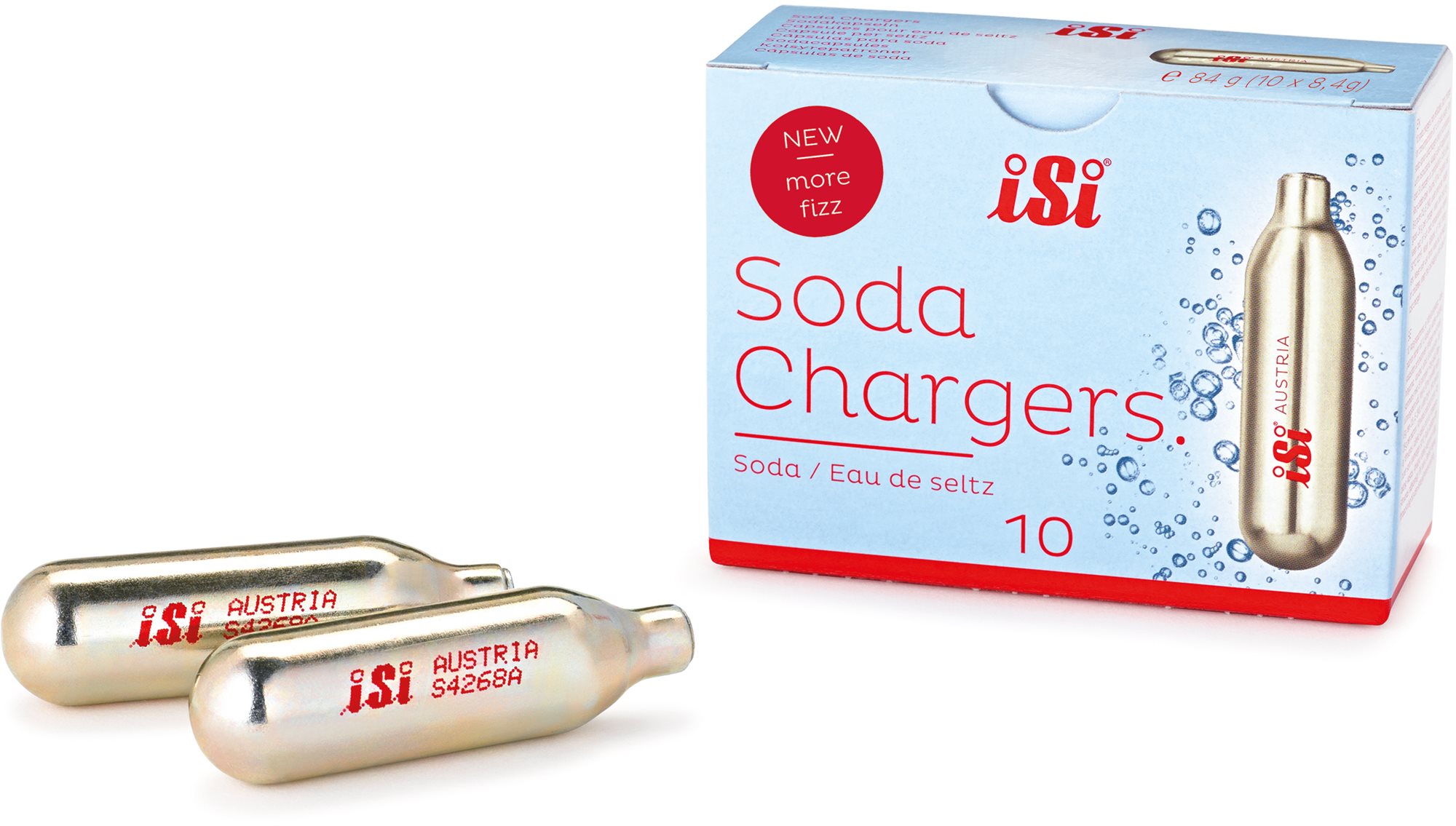 iSi bombičky na sodovku 8.4 g CO2, 10 ks