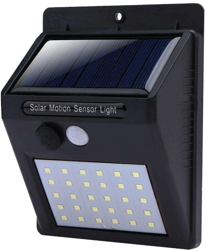 Verk 01390 Solárne vonkajšie 30 LED SMD osvetlenie s pohybovým senzorom