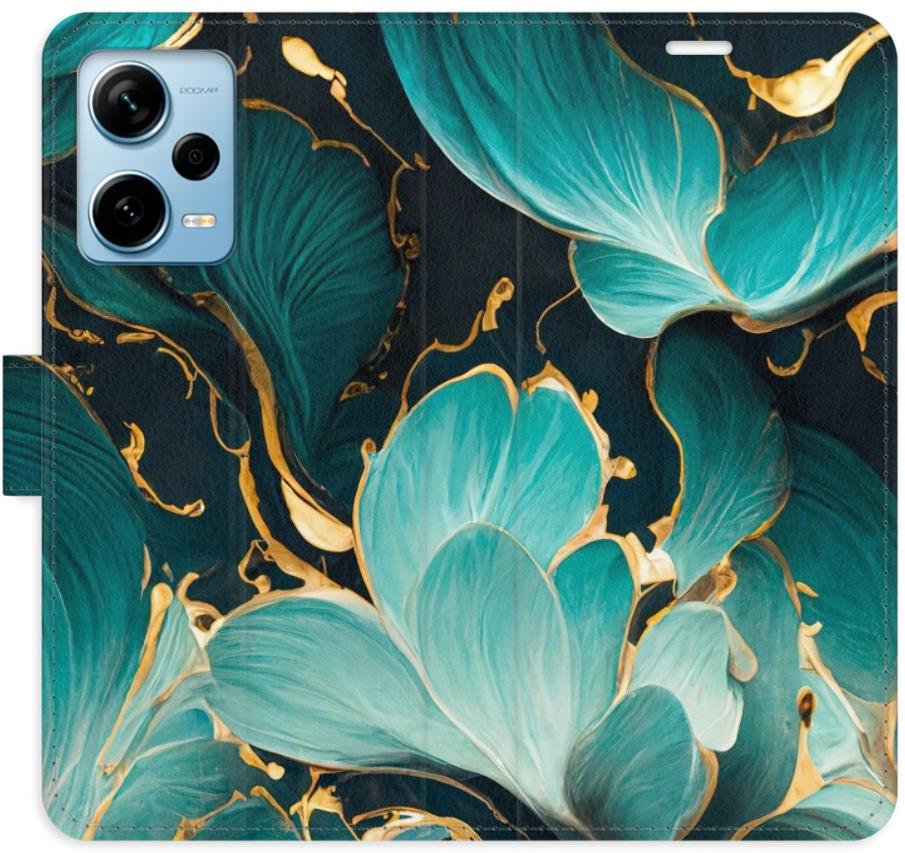 iSaprio flip puzdro Blue Flowers 02 pre Xiaomi Redmi Note 12 Pro+ 5G