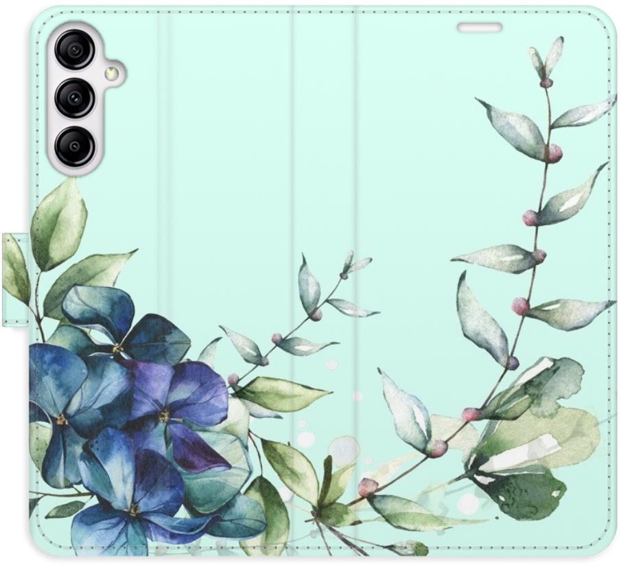 iSaprio flip puzdro Blue Flowers pre Samsung Galaxy A14/A14 5G