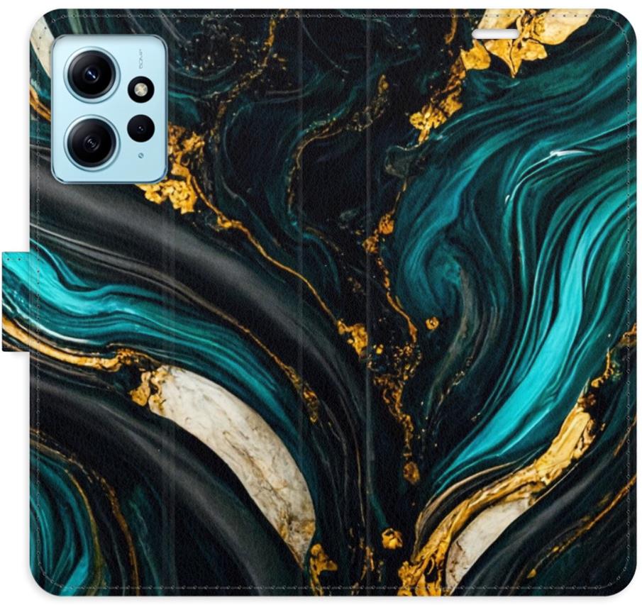 iSaprio flip puzdro Dark Paint pre Xiaomi Redmi Note 12 5G