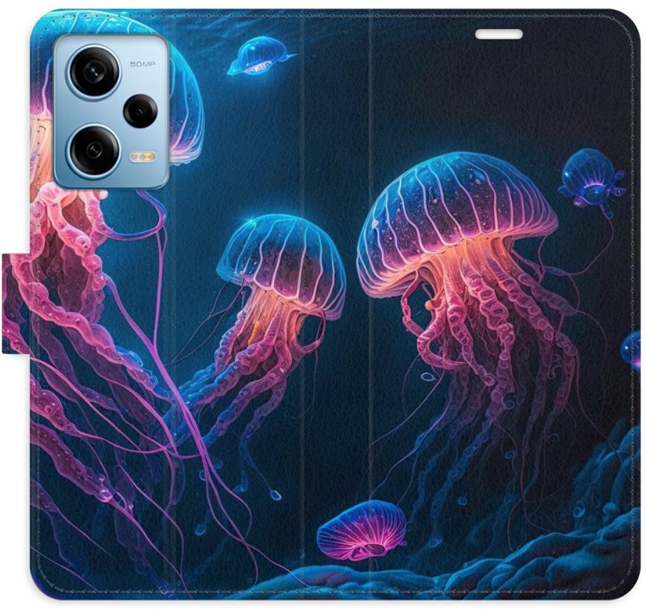 iSaprio flip puzdro Jellyfish pre Xiaomi Redmi Note 12 Pro 5G/Poco X5 Pro 5G