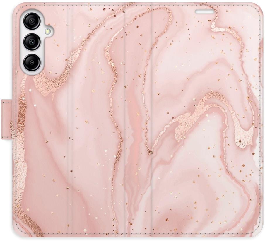 iSaprio flip puzdro RoseGold Marble pre Samsung Galaxy A14/A14 5G