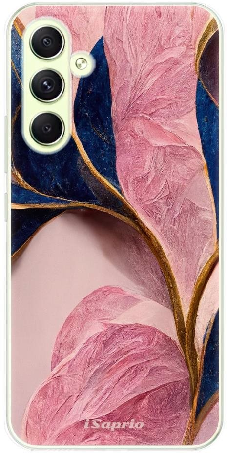 iSaprio Pink Blue Leaves pre Samsung Galaxy A54 5G