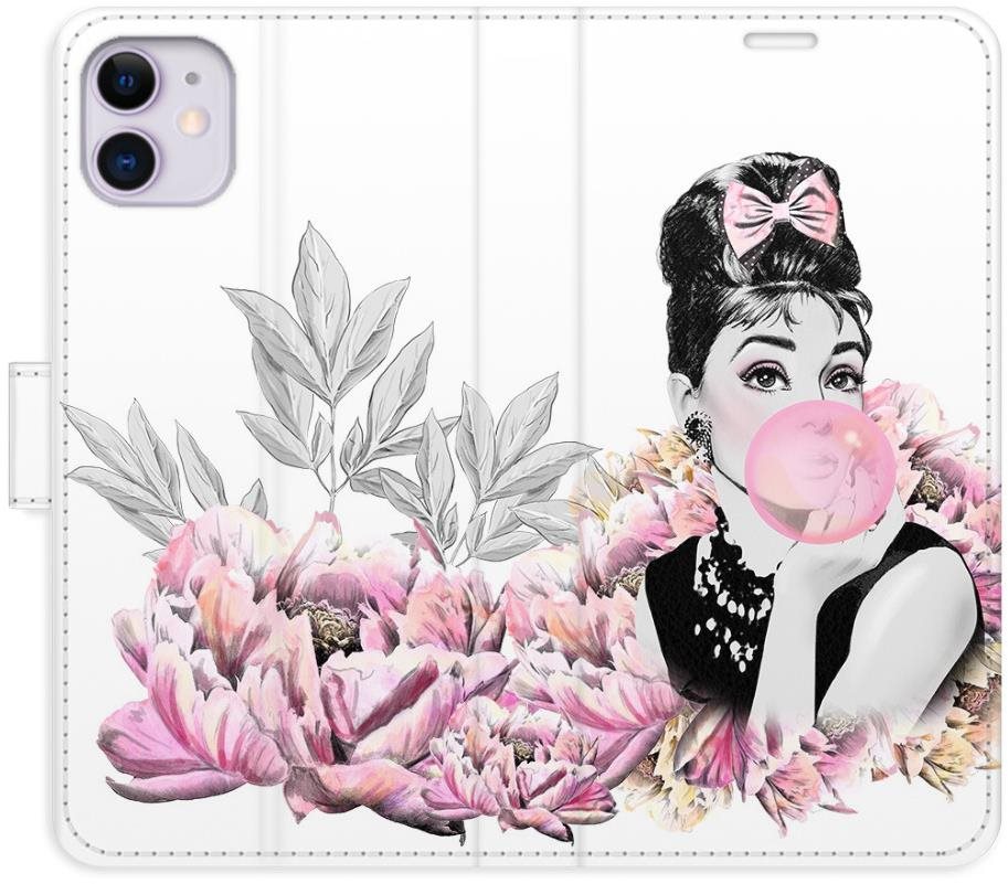 iSaprio flip puzdro Girl with bubble pre iPhone 11