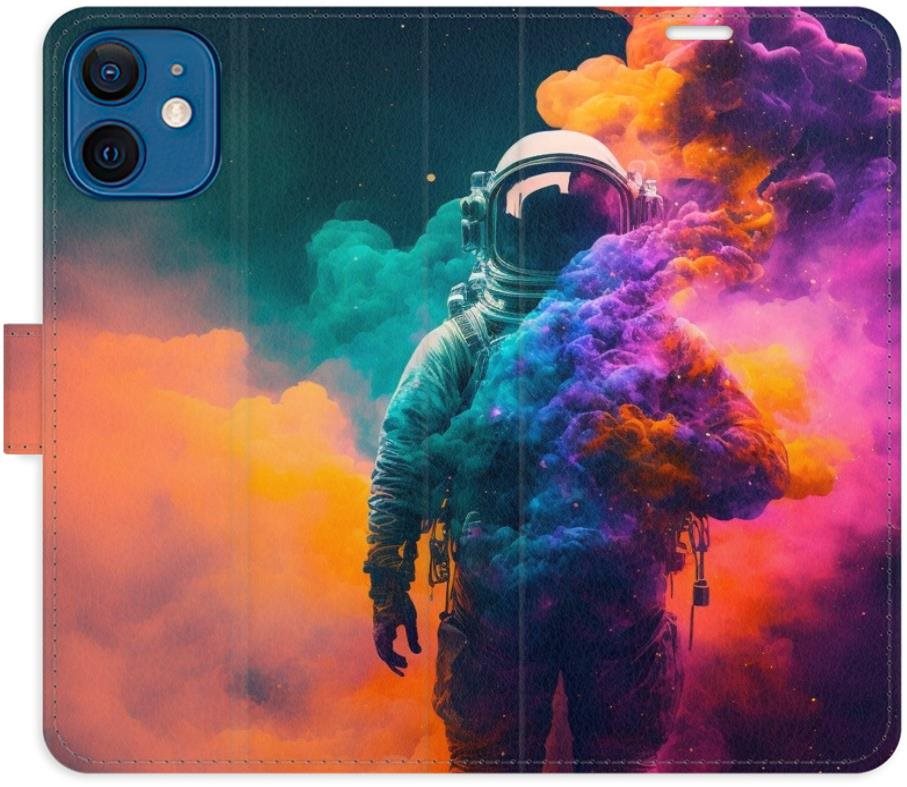 iSaprio flip puzdro Astronaut in Colours 02 pre iPhone 12 mini