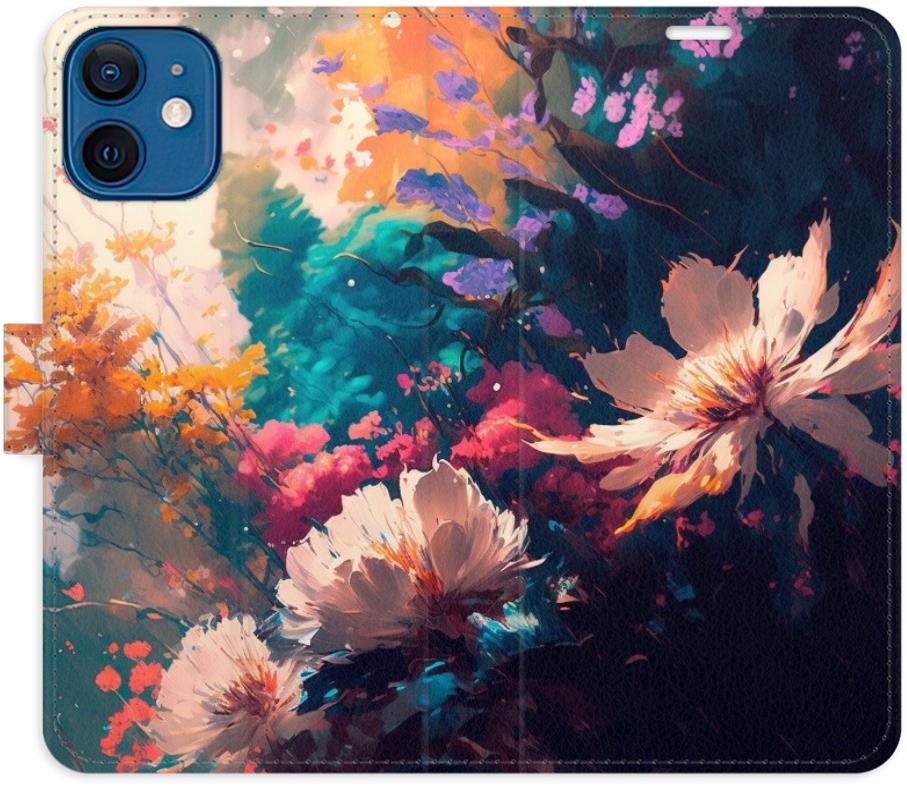 iSaprio flip puzdro Spring Flowers pre iPhone 12 mini