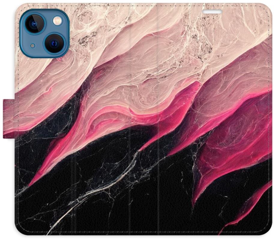 iSaprio flip puzdro BlackPink Marble na iPhone 13