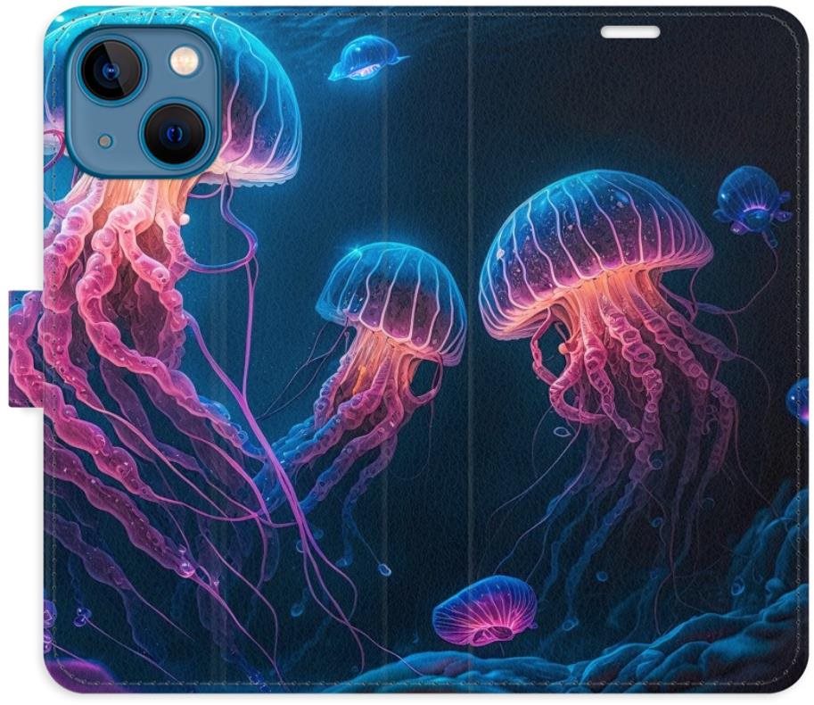 iSaprio flip puzdro Jellyfish na iPhone 13 mini