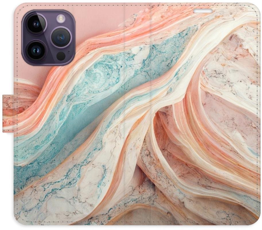 iSaprio flip puzdro Colour Marble na iPhone 14 Pro Max