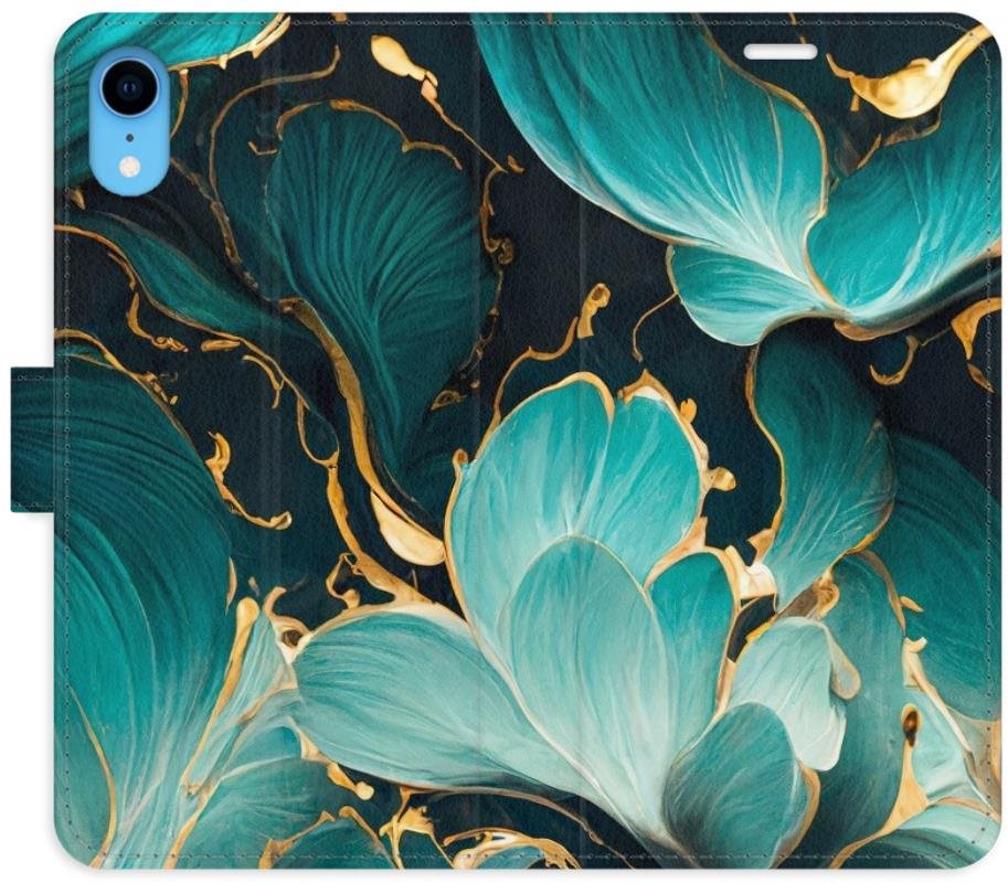 iSaprio flip puzdro Blue Flowers 02 na iPhone XR