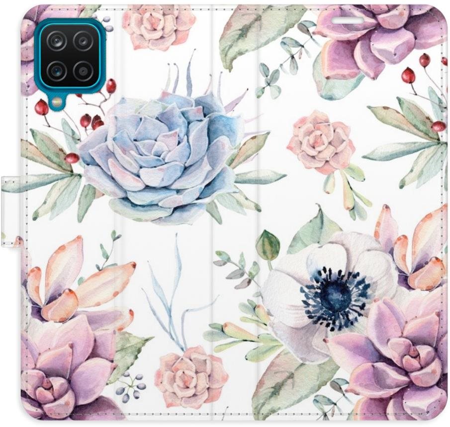iSaprio flip puzdro Succulents Pattern pre Samsung Galaxy A12
