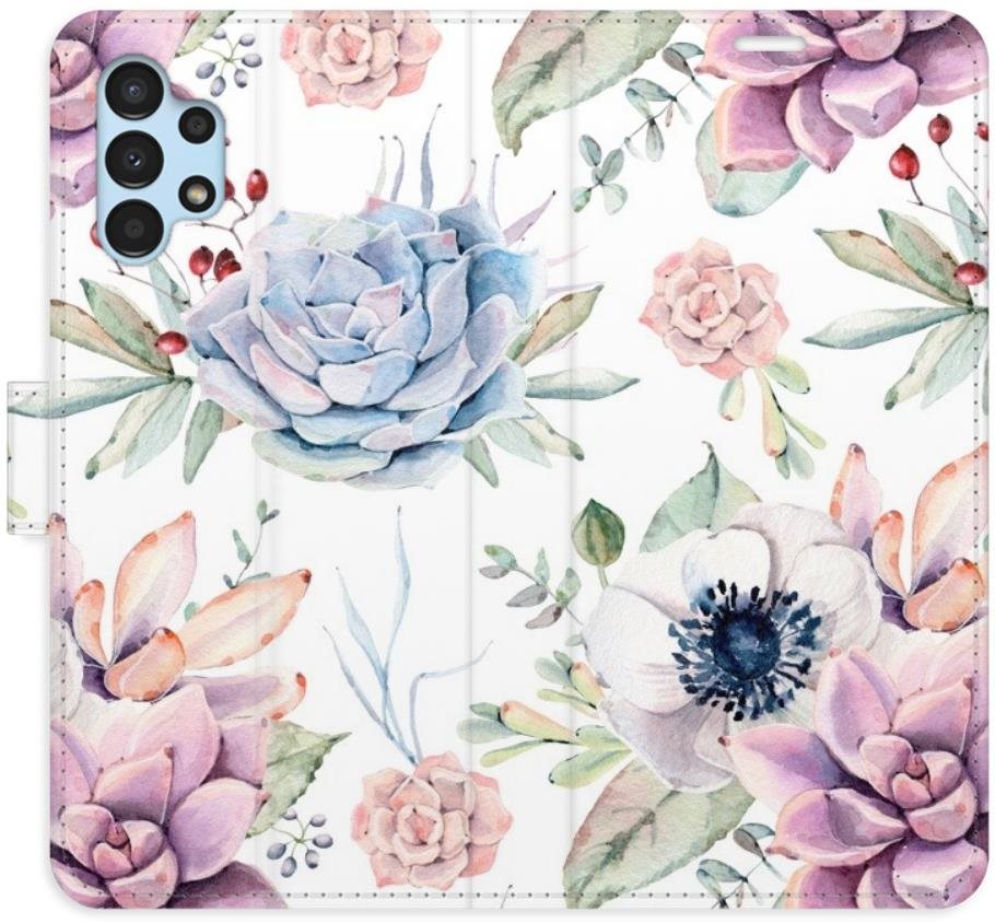 iSaprio flip puzdro Succulents Pattern pre Samsung Galaxy A13 / A13 5G