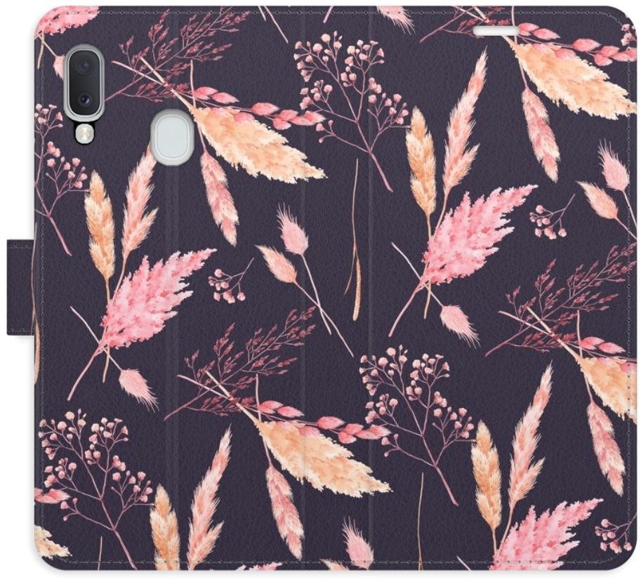 iSaprio flip puzdro Ornamental Flowers 02 pre Samsung Galaxy A20e