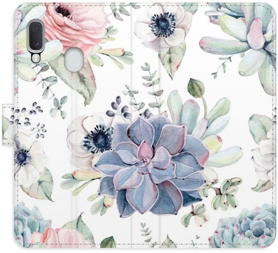 iSaprio flip puzdro Succulents pre Samsung Galaxy A20e