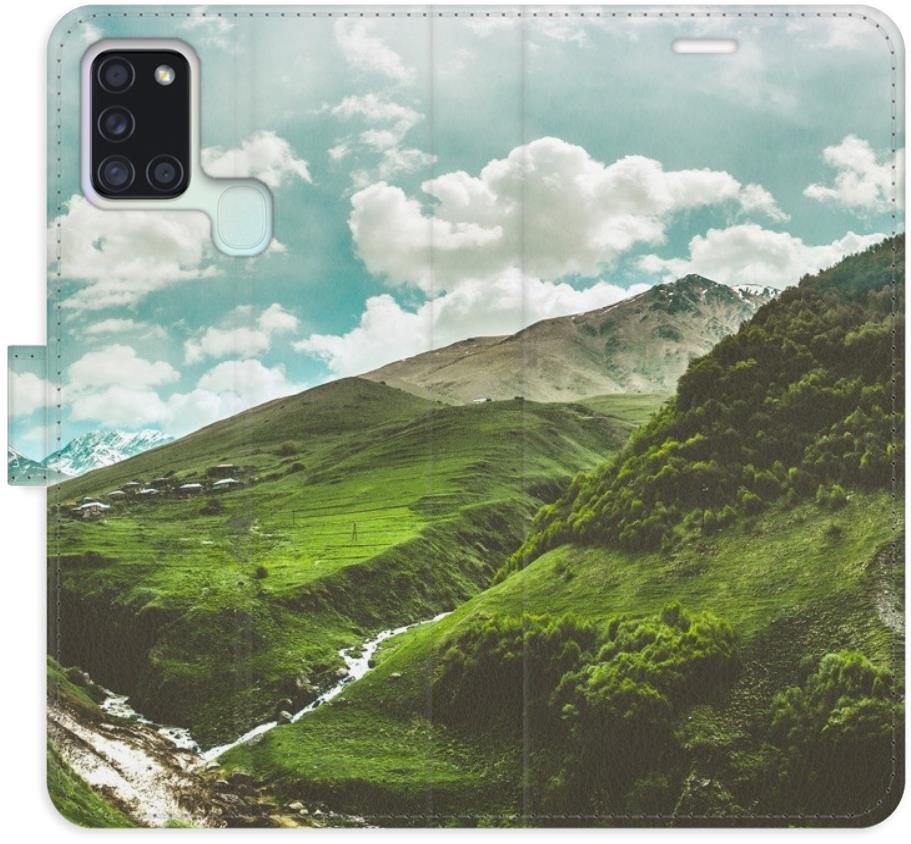 iSaprio flip puzdro Mountain Valley pre Samsung Galaxy A21s