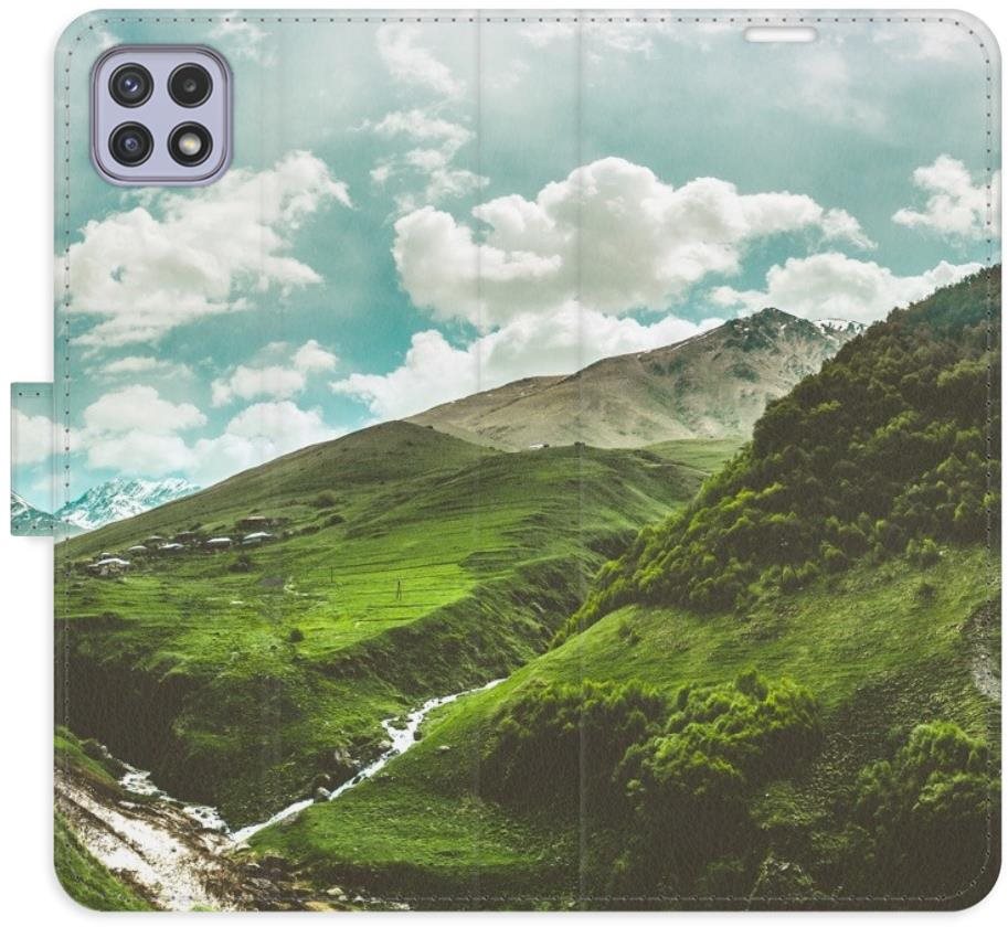 iSaprio flip puzdro Mountain Valley pre Samsung Galaxy A22 5G