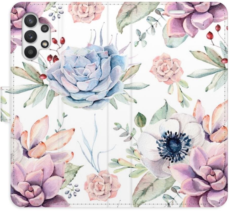 iSaprio flip puzdro Succulents Pattern pre Samsung Galaxy A32