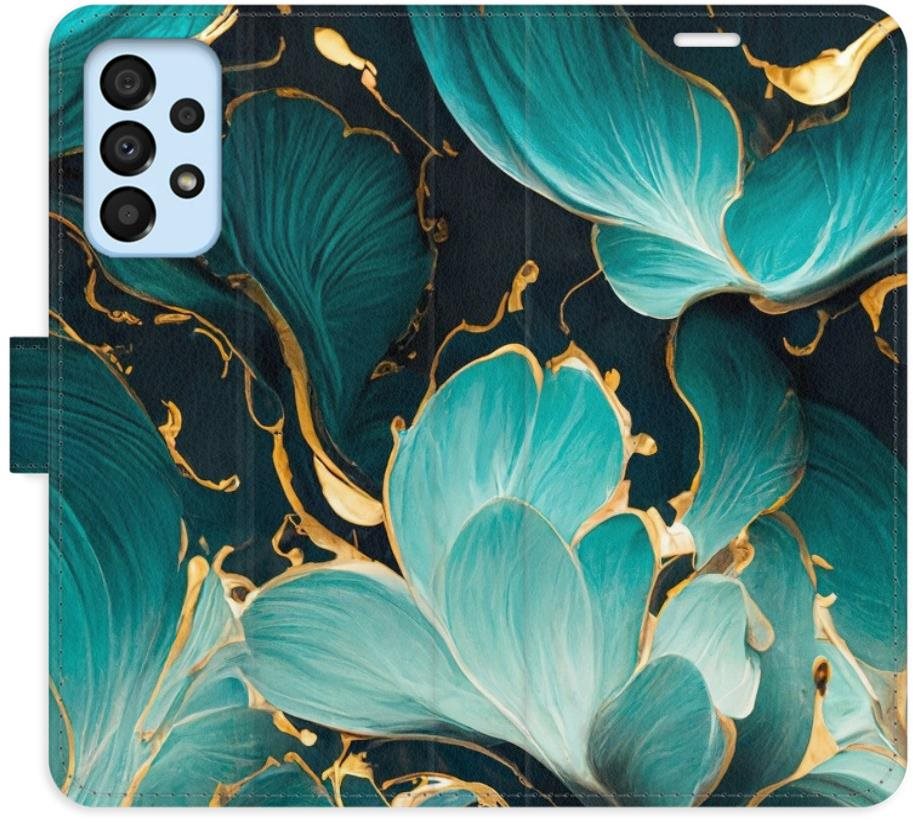 iSaprio flip puzdro Blue Flowers 02 pre Samsung Galaxy A33 5G