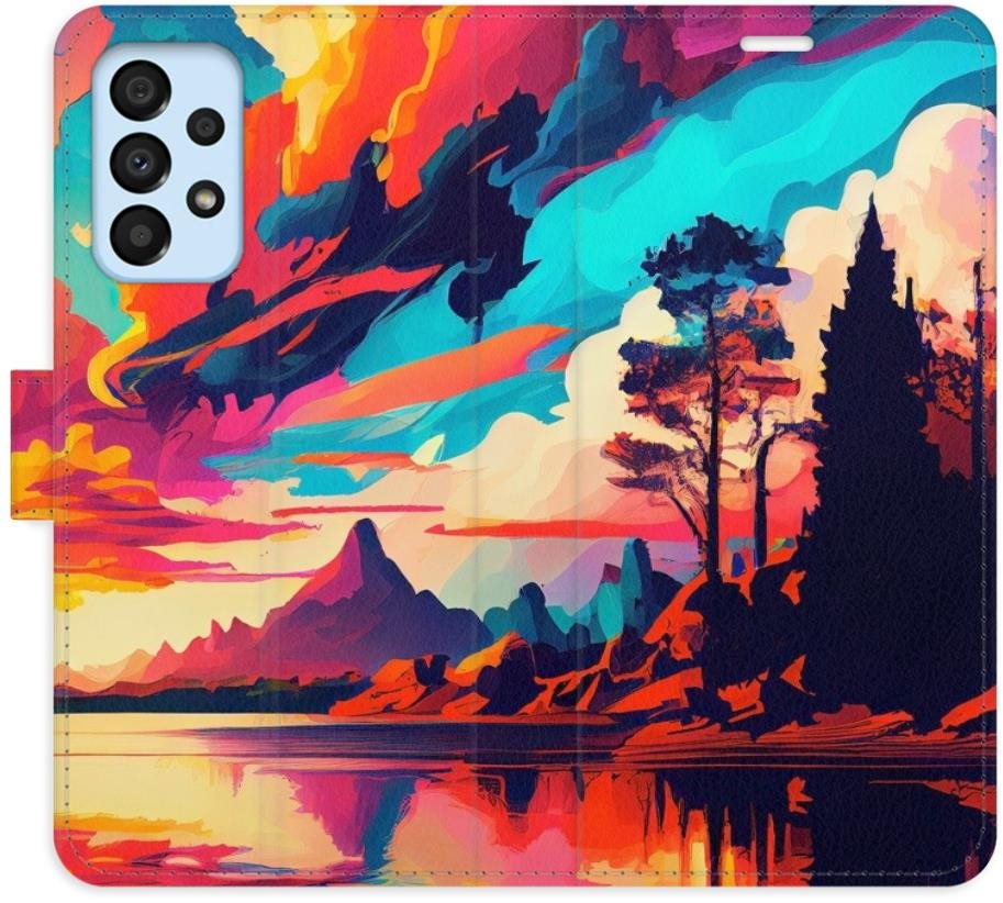 iSaprio flip puzdro Colorful Mountains 02 na Samsung Galaxy A33 5G