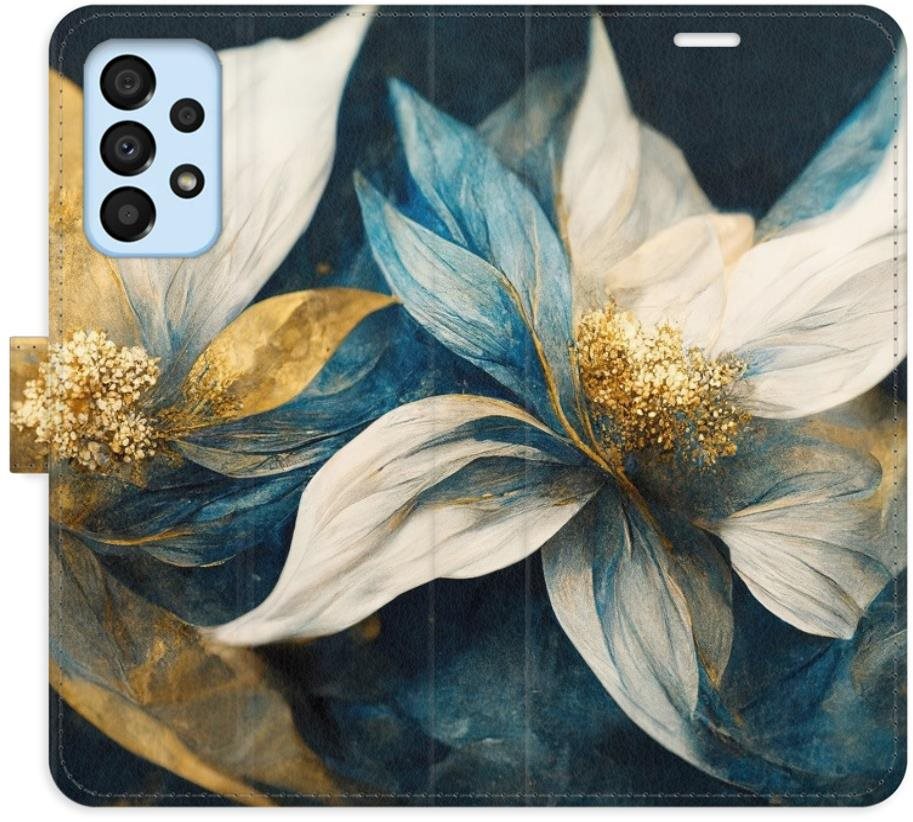 iSaprio flip puzdro Gold Flowers na Samsung Galaxy A33 5G